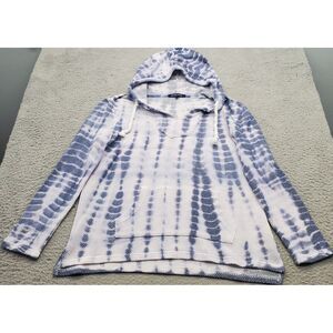 Ocean Drive Hoodie Unisex Large Multi Tie Dye Cotton Long Sleeve Drawstring‎